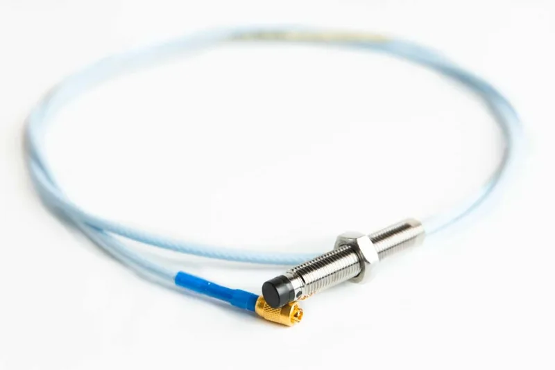 3300 XL 8 mm Proximity Probe, 3/8-24 UNF, Unarmored, Case 0.8 in, 1.0 m, FluidLoc, with Connector Protector, Ex Certified