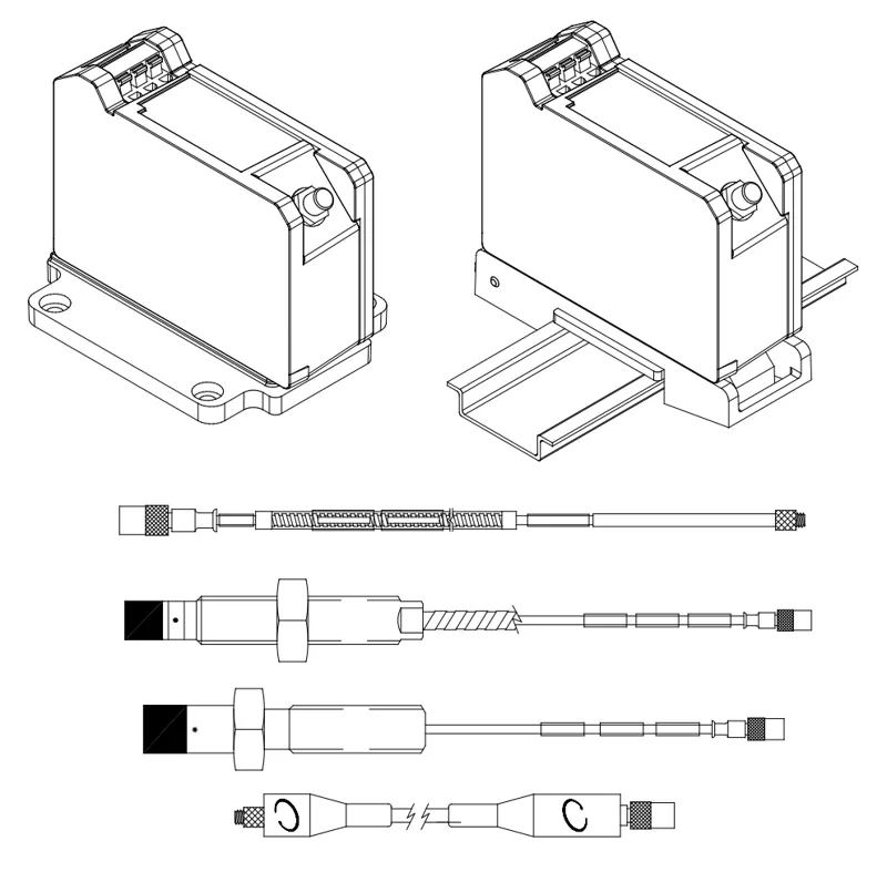 3300 XL NSv Proximitor Sensor, 5 m System, DIN-rail mount, Ex Certified
