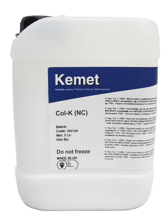 Kemet Col-K (NC) Colloidal Silica Polishing Suspension, 1 litre