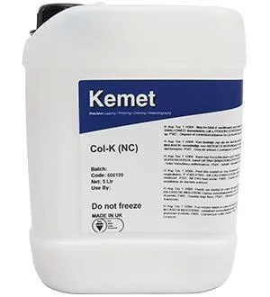 Kemet Col-K (R) Colloidal Silica Suspension, 5 L