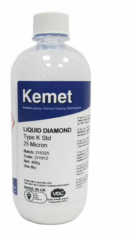 Kemet Liquid Diamond Type K 2 µm, Standard, 400 g