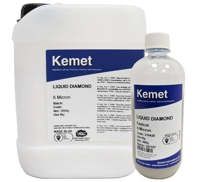 Kemet Liquid Diamond Type O 2 µm, Standard, 400 g