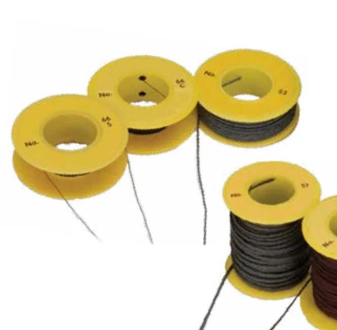 Abrasive Cord Style 52-C, Ø .055 in, Crocus, Grit ultra-fine