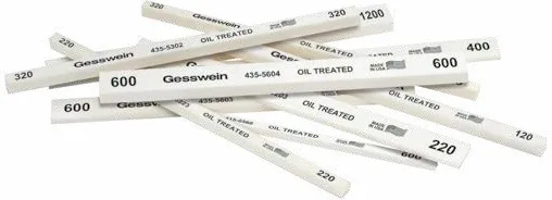Oil Treated Abrasive Stone Ø 6 x 150 mm, Grit 320
