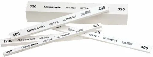 أحجار تجليخ فائقة الليونة 25 x 13 x 150 mm، حبيبات 600