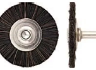 فرشاة عجلية صغيرة، 3/4 in، محور 3/32 in