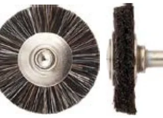 فرشاة عجلية صغيرة، 3/4 in، محور 1/8 in