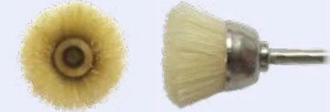Kemet Polishing Brush Type A, Hard Bristle, 9 mm
