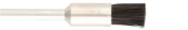 Miniature End Brush, Hard Bristle, 3/16 in Ferrule, 1/4 in Trim