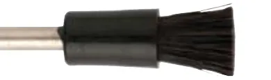 Miniature End Brush, Soft Bristle, 1/4 in Ferrule, 3/8 in Trim