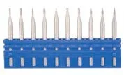Micro Burr Set, 10 Pieces (3 mm Shank, Cut 2 Micro)