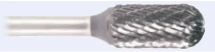 Tungsten Carbide Burr, Cylinder, ball nose, Ø 12.7 mm