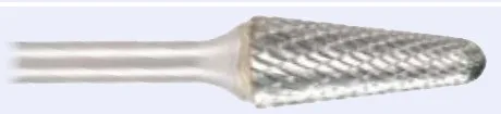 Tungsten Carbide Burr, Tree, radius end (long), Ø 12.7 mm
