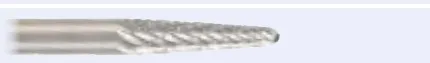 Tungsten Carbide Burr, Taper, radius end, 8°, Ø 3.0 mm