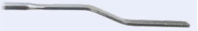 Diamond Needle File, Flat, offset 5.5 x 1.5 mm, Grit 200