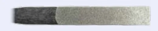Diamond Tapered Needle File, Flat 6 x 1.7-0.4 mm, Grit 200