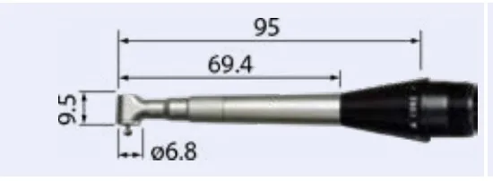 ملحق زاوية صغير 90° برأس صغير جداً MFC-300M