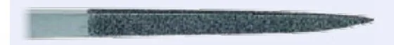 مبرد يدوي ماسي كبير، مثلث 7.7 mm، حبيبات 100