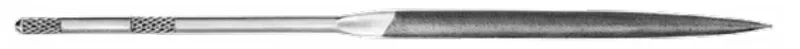 مبرد إبري 160 mm، نصف دائري 5.6 x 1.7 mm، قطع 2