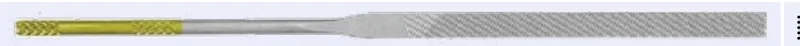 Hard-Coated Needle File 180 mm, Pillar 6 x 1.3 mm, Cut 2