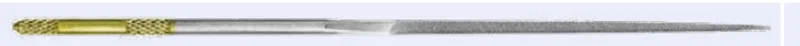 Hard-Coated Needle File 180 mm, Square 2.6 mm, Cut 2