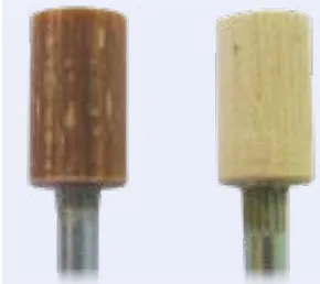 Kemet Wooden Bob No. 1, Soft, Ø 7 x 12 mm, 3 mm Spindle