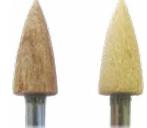 Kemet Wooden Cone No. 2, Hard, Ø 12 x 30 mm, 3 mm Spindle