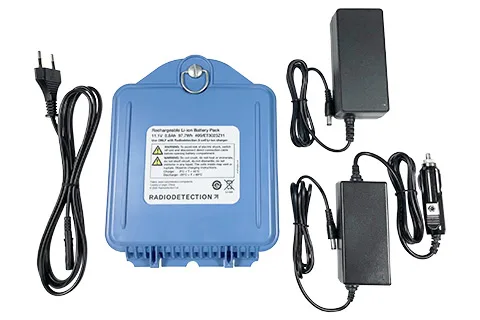 Radiodetection Transmitter Li-Ion Rechargeable Battery Kit - Complete Kit